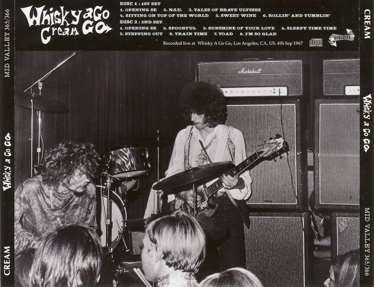 Eric Clapton Whisky A Go Go : Back JPN